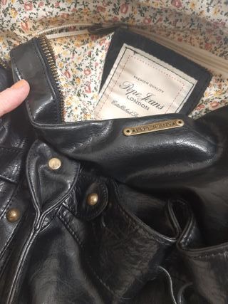 Bolso Pepe Jeans cuero negro