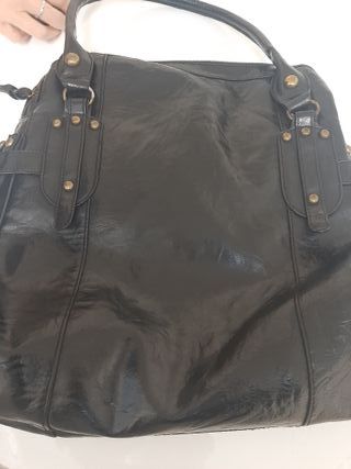Bolso Pepe Jeans cuero negro