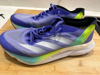 Adidas Adizero Boston 12 Morado/Verde Talla 44-2/3