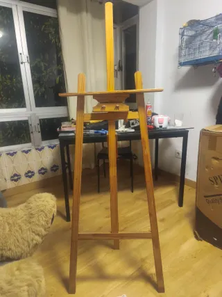 Atril de madera para pintar