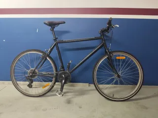 Bicicleta Montaña Adulto Btwin Negra