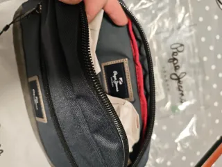 Bolso de mano Pepe Jeans azul y gris