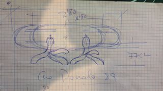 Mesa de comedor grande de madera