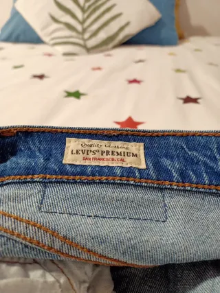 Pantalón Levi's 501 Mujer Azul