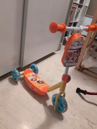 Patinete infantil 3 ruedas Paw Patrol