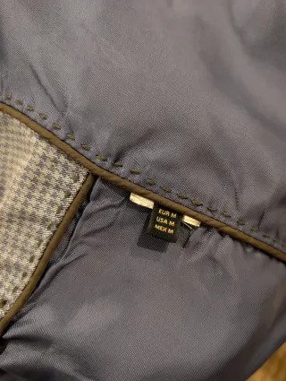 Chaqueta Cuero Massimo Dutti Talla M Marrón