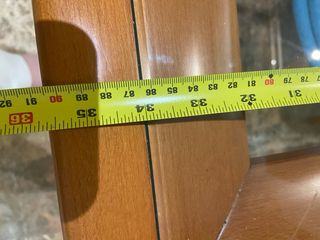 Mesa Comedor Cristal y Madera