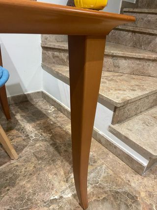 Mesa Comedor Cristal y Madera