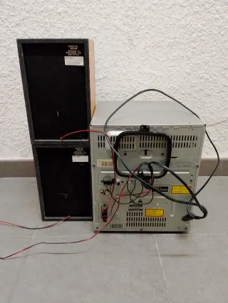 Equipo de música Pioneer plata