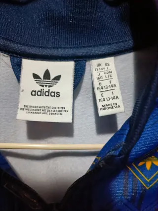 Chaqueta Bomber Adidas Azul Multicolor