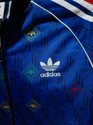 Chaqueta Bomber Adidas Azul Multicolor