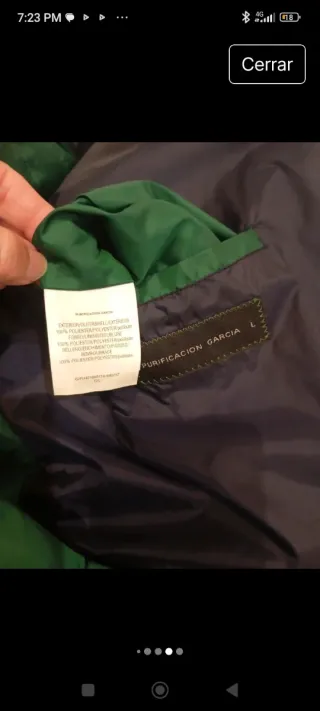 Chaqueta Tommy Hilfiger verde Talla L