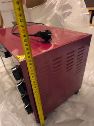 Horno Eléctrico Portátil Rojo