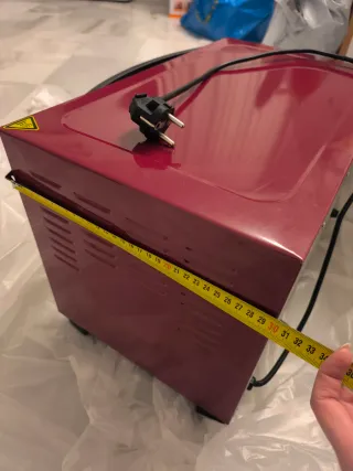 Horno Eléctrico Portátil Rojo