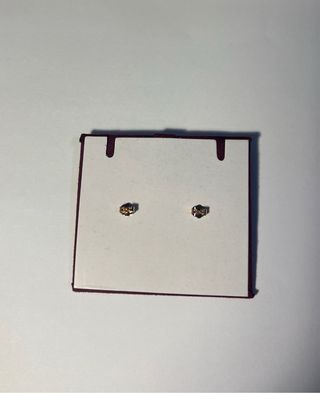 pendientes de Rubí en Oro Rosa de 18 Kt