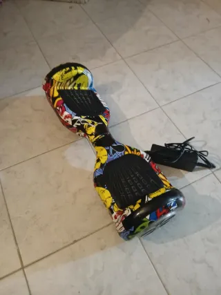 Hoverboard con caricatura