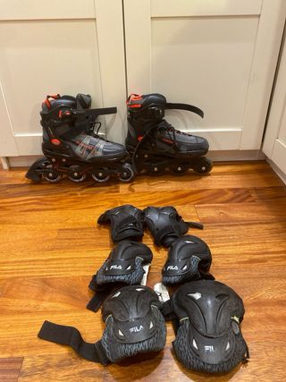 Funda para patines con protecciones