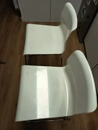 2 Taburetes Glenn Ikea Blancos