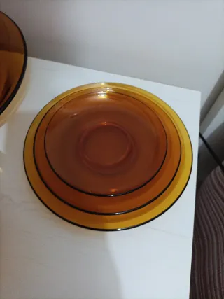 Vajilla Duralex Cristal Ámbar