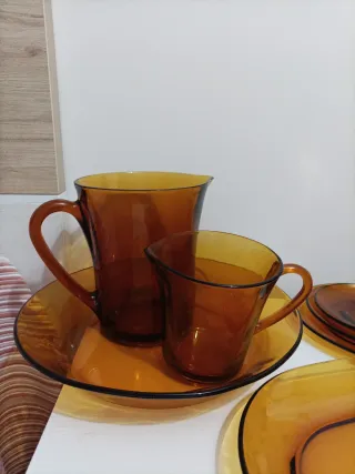 Vajilla Duralex Cristal Ámbar