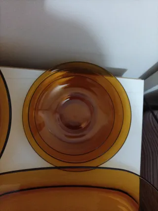 Vajilla Duralex Cristal Ámbar