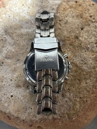 Reloj Bulova Cronógrafo Azul y Plateado