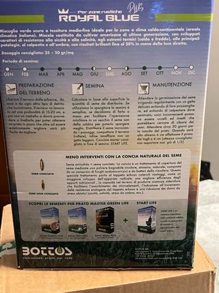 3 confezioni erba prato Royal Blue