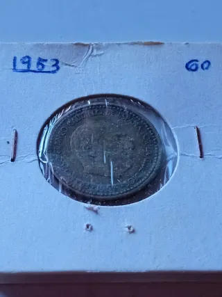Una peseta 1953-60 Estado español