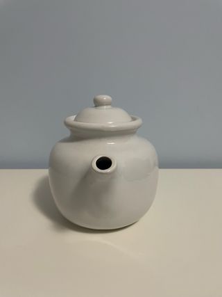 Teiera Mulino Bianco in porcellana bianca