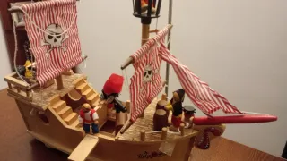 Barco Piratas Madera Juguete