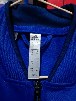 Chaqueta Bomber Adidas Azul