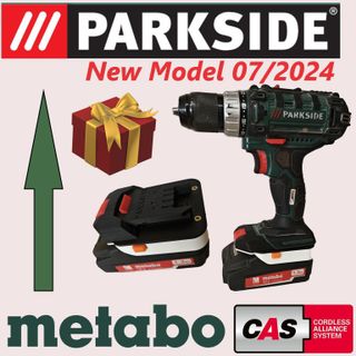 Adaptador Batería Metabo 18V a Parkside X20