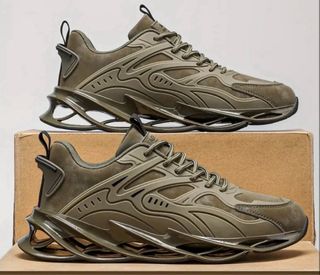 Zapatillas deportivas negras y rojas