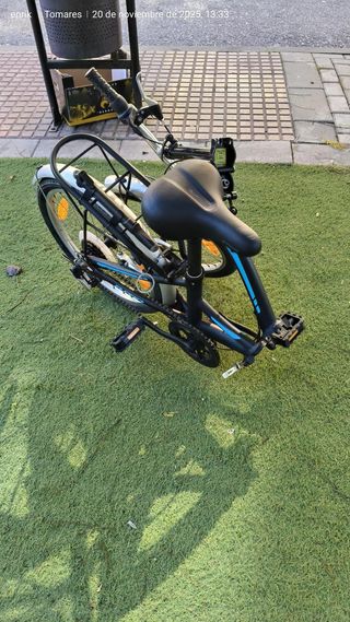 Bicicleta Plegable Negra