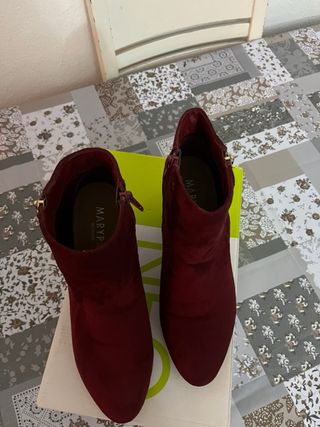 Botines Mari Paz Rojo