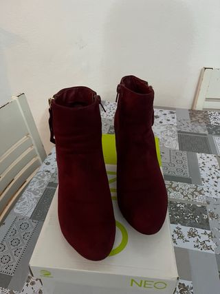 Botines Mari Paz Rojo