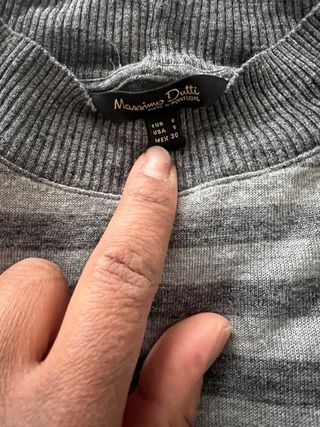 Jersey fino rayas Massimo Dutti