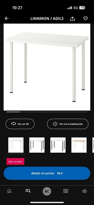 Escritorio Ikea Blanco
