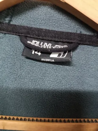 Parka Joluvi Talla 14 Azul Neón