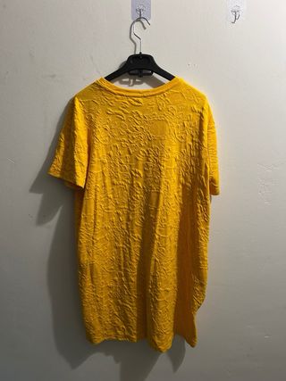 Vestido Zara Amarillo Estampado Talla L