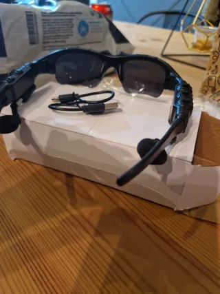 Gafas con Auriculares Bluetooth Negras