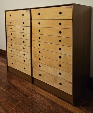 Cassettiera Foppapedretti 9 cassetti vintage