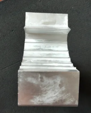 Belén de aluminio, una pieza