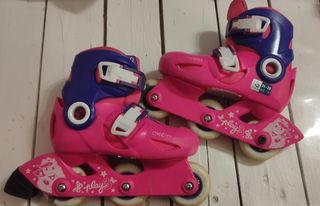 Patines Oxelo niña talla 26-28 ajustables