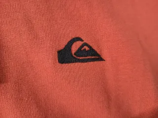 Sudadera Quiksilver con capucha naranja talla M
