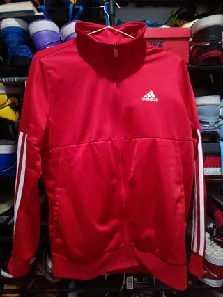 Chaqueta Adidas Roja Bomber