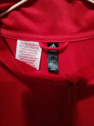 Chaqueta Adidas Roja Bomber