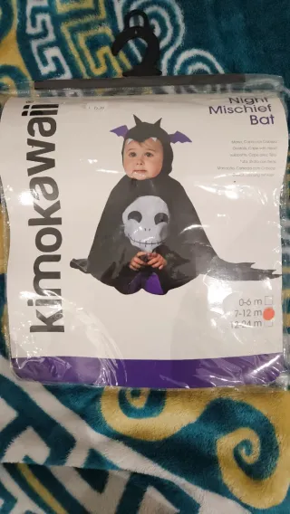 Disfraz Murciélago Kimokawaii 7-12m