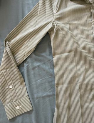 Camicia ASOS a righe verdi e bianche