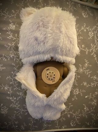 Bebé Llorón Peluche Blanco Lila